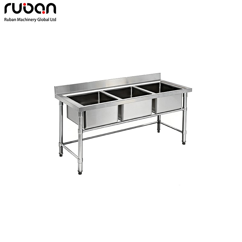 Прочная коммерческая кухонная мойка из нержавеющей стали для ресторанов. - Рубан