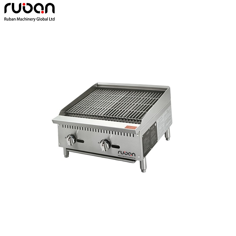 Commercial Gas Lava Rock Grill