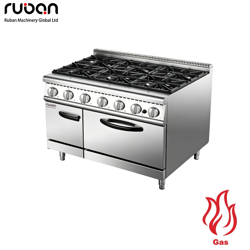 Commercial 6 Burner Gas Range
