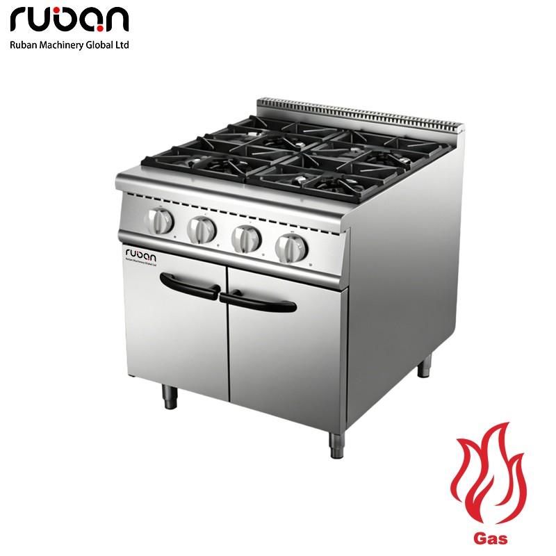 Commercial Gas Range with Oven