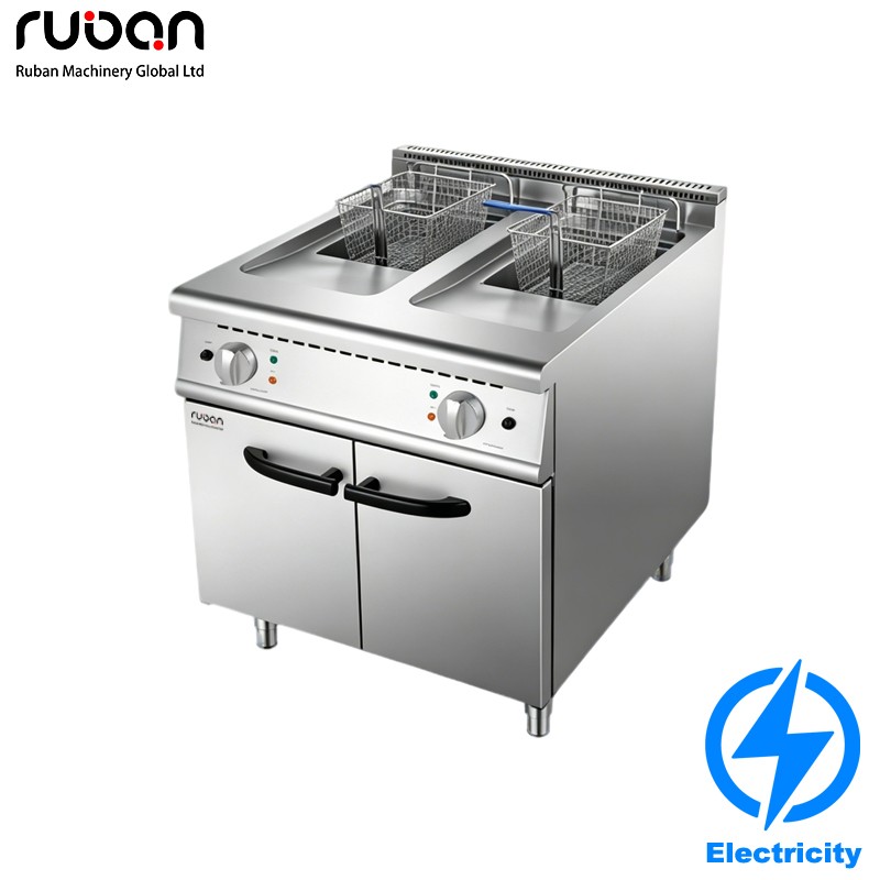 Commercial Floor-Standing Electric Deep Fryer