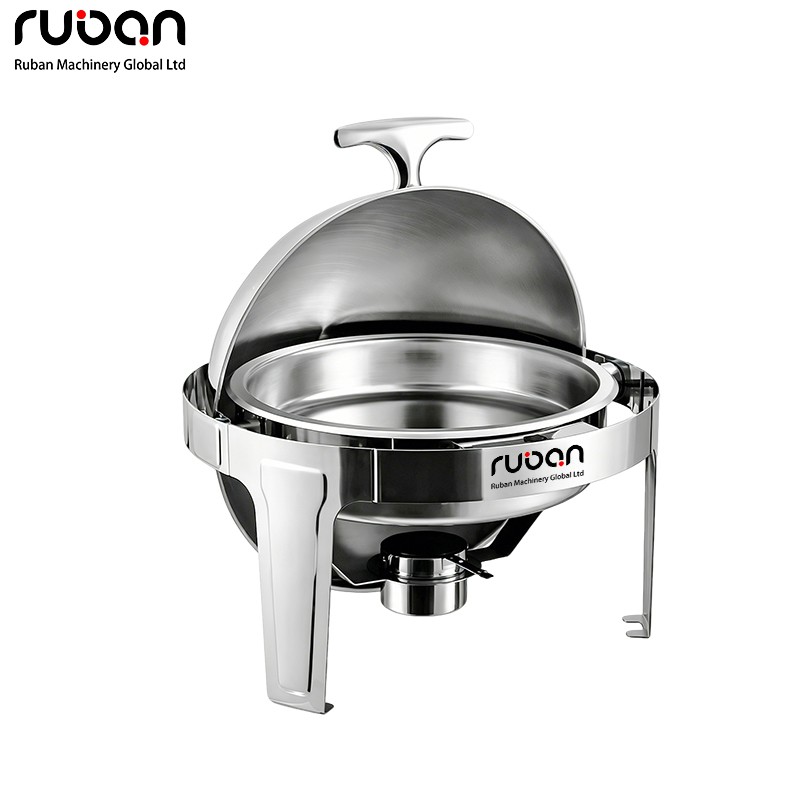 Roll top chafing dish