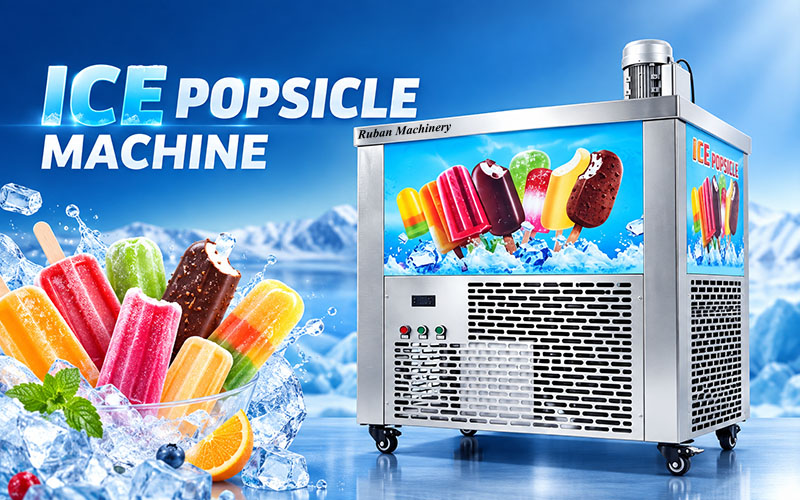 🍦 Эффективный летний секрет: мгновенно превращайте свежие фрукты во вкусное мороженое на палочке с помощью оборудования Ruban!